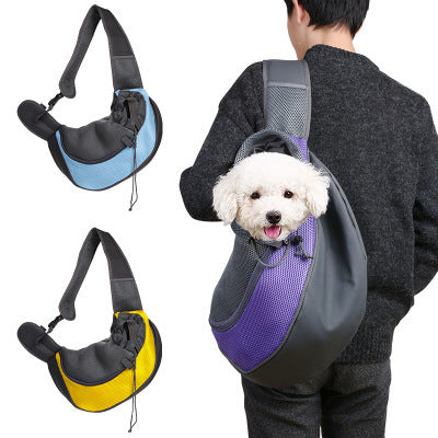 Breathable Mesh Pet Sling Carrier for Small Dogs & Cats
