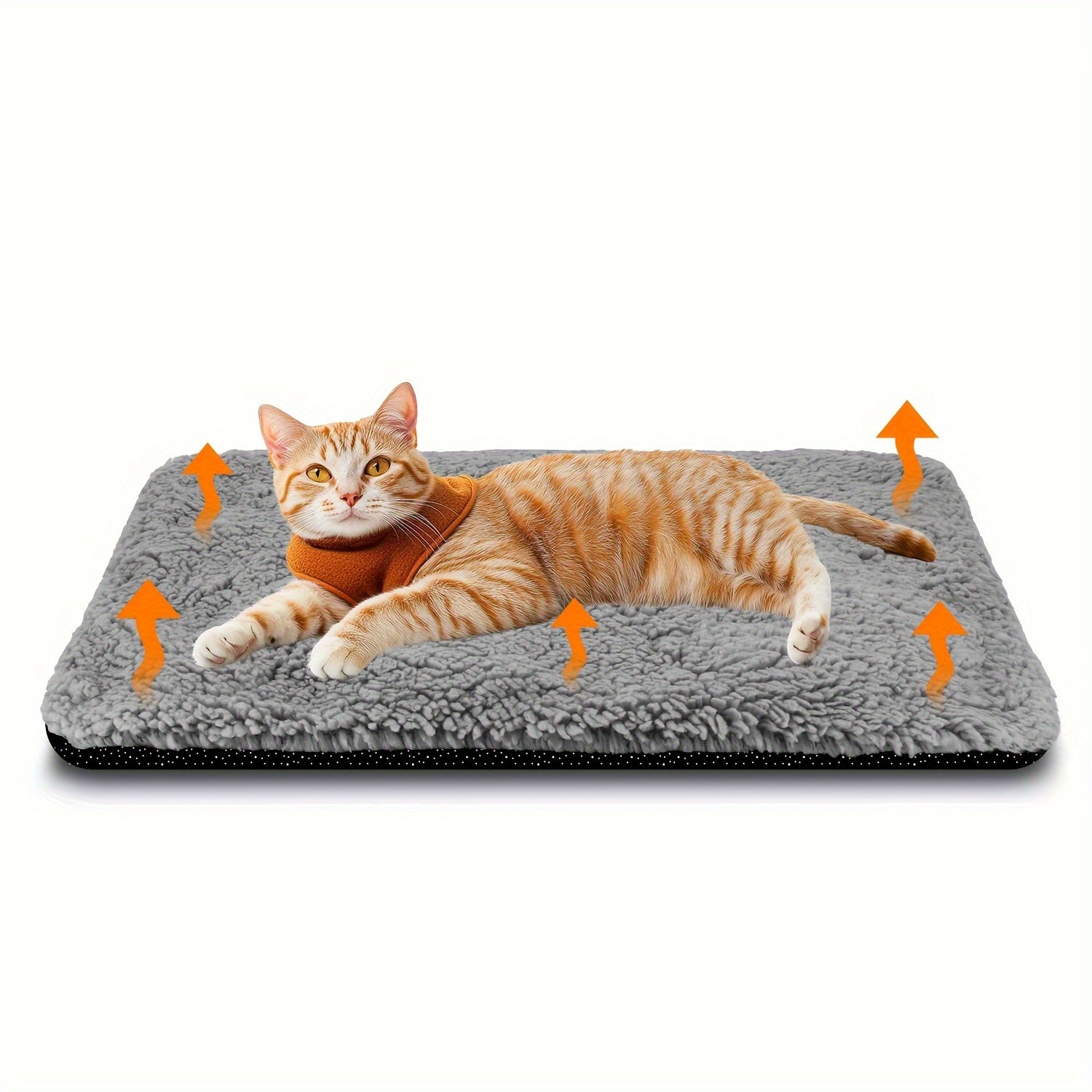 Super Soft SelfWarming Pet Bed Mat for Cats  Dogs  Thermal Washable AntiSlip